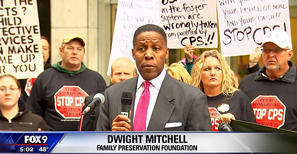 Fox 9 News - Federal Courthouse Rally - Dwight Mitchell